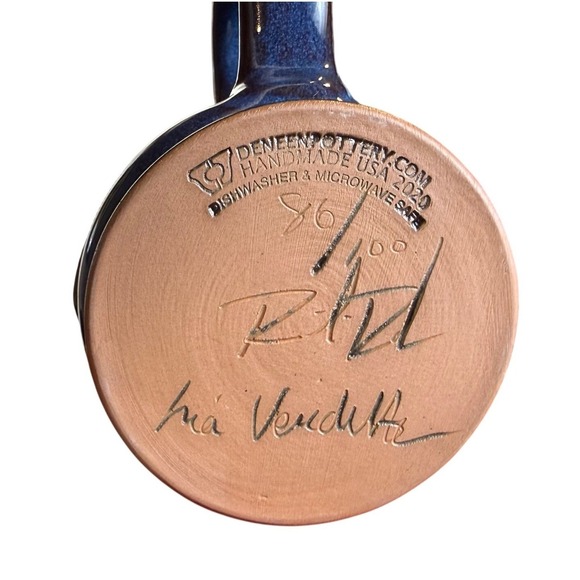 Limited Edition Riki's Ride Deneen Pottery Mug 96/100 Signed Riki & Lea - Picture 2 of 7